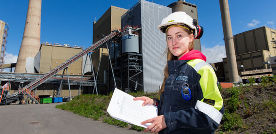 Vaskiluodon Voima的生物质气化炉减少了排放