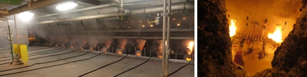 外部和内部的瓦尔麦特公司冶炼提取过程中锅炉。