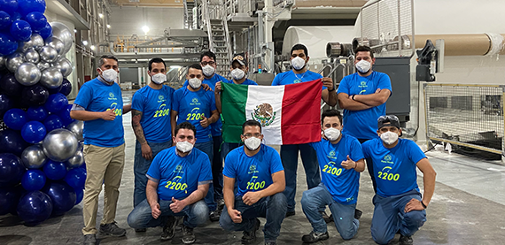 金伯利克拉克公司在墨西哥莫雷利亚工厂的团队打破了世界纪录