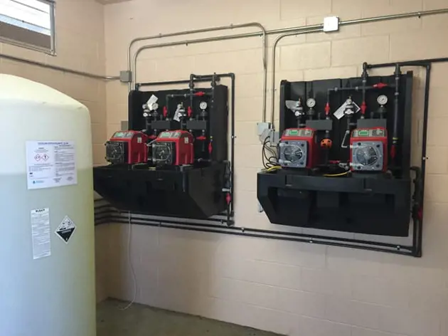 可靠的Flowrox™计量泵可消除废水处理厂中的化学品泄漏