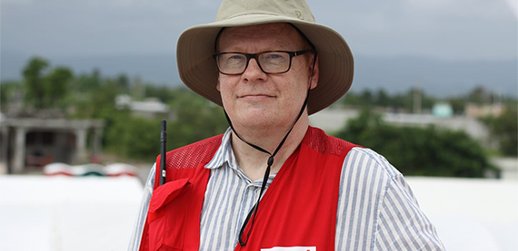 Valmet公司的Timo Heikkinen为芬兰红十字会提供了海地急需的IT系统专业知识